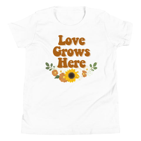 "Love Grows Here" Youth Tee